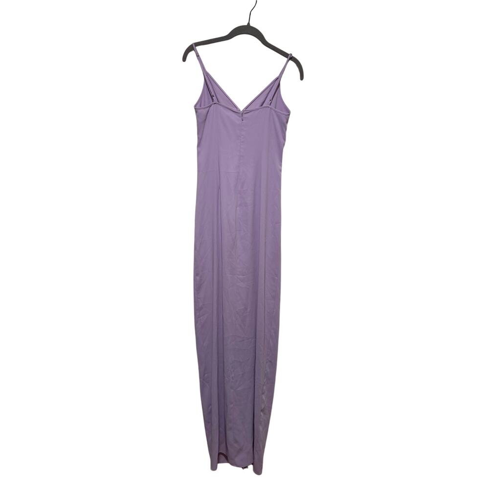 Amanda Uprichard Lavender Maxi Dress Small Twist Front Formal Wedding Guest - Picture 8 of 9